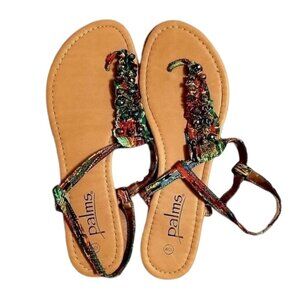 Women Palms Thong Sandals- Size 10M